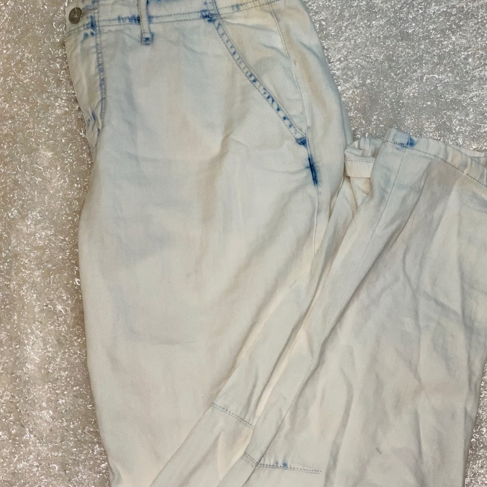 Free people acid wash mom jeans